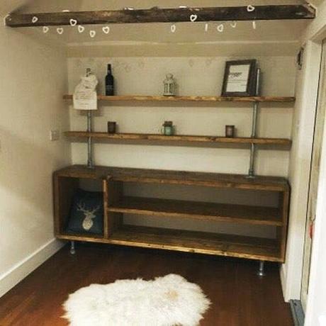industrial style sideboard buffets chunky unit furniture