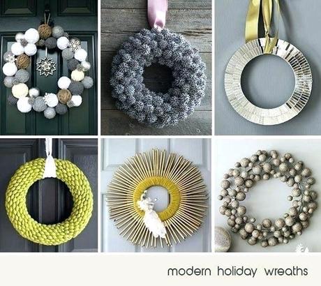 designer door wreaths christmas modern front