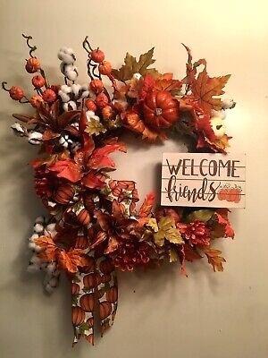 designer door wreaths christmas fall pumpkin welcome wall wreath home decor