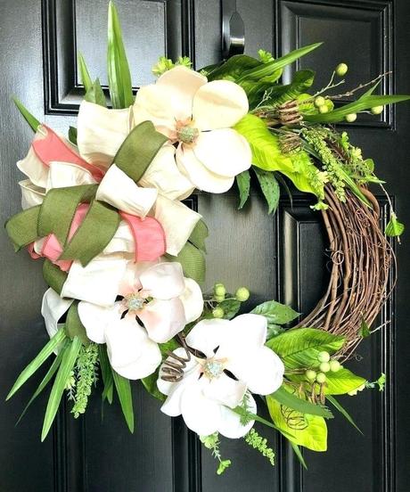 designer door wreaths front magnolia for