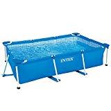 Best Pool for Small Yard 2019 Intex 8.5' x 5.3' x 2.13' Rectangular Frame Above Ground Backyard Swimming Pool