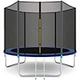 Giantex Trampoline Combo Bounce Jump Safety Enclosure Net W/Spring Pad Ladder (10 FT)