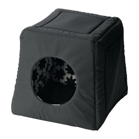 cat bed house cardboard bath and beyond black