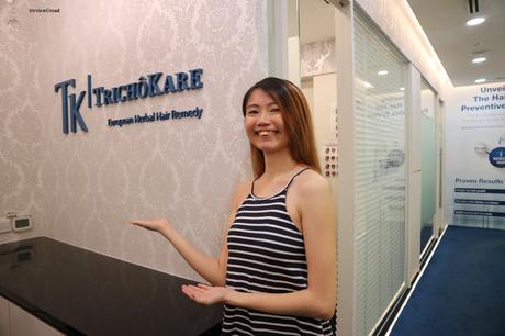 Cleansing my scalp with TK TrichoKare Award-Winning  Advanced Scalp Detox & Care Treatment