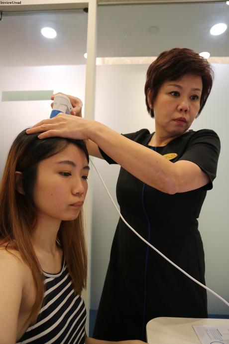 Cleansing my scalp with TK TrichoKare Award-Winning  Advanced Scalp Detox & Care Treatment