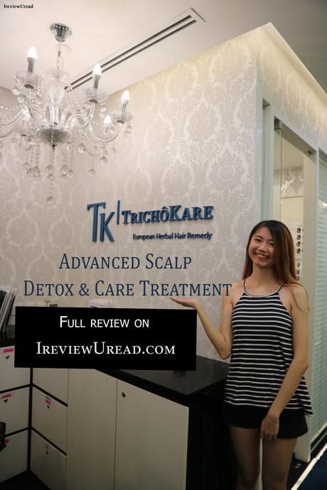 Cleansing my scalp with TK TrichoKare Award-Winning  Advanced Scalp Detox & Care Treatment