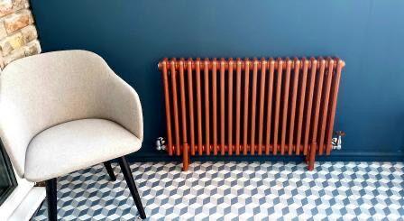 metallc copper Milano Windsor radiator