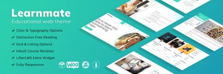 Best WordPress Education Themes Of 2020. Create Stunning E-learning Websites In Minutes Learnmate LifterLMS