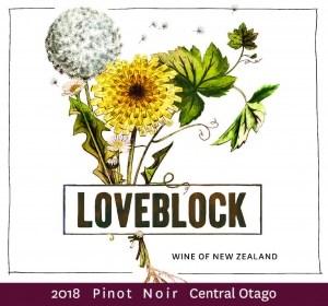 Loveblock Pinot Noir - Central Otago, NZ.