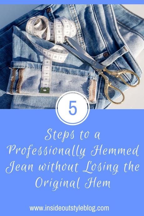 How to Hem Jeans in 5 Steps Without Losing the Original Hem