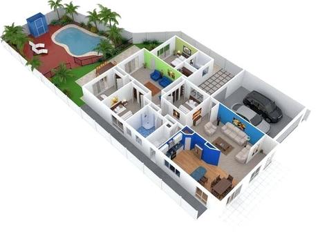 pool home plans swimming floor fabulous collection of house with decor