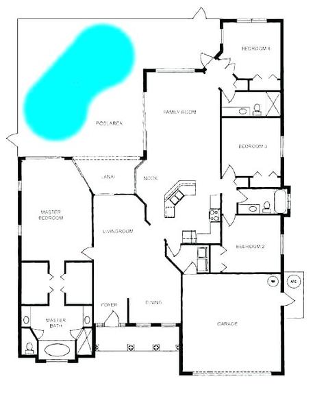 pool home plans swimming floor indoor house