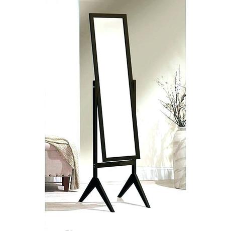 mirror floor stand large white standing