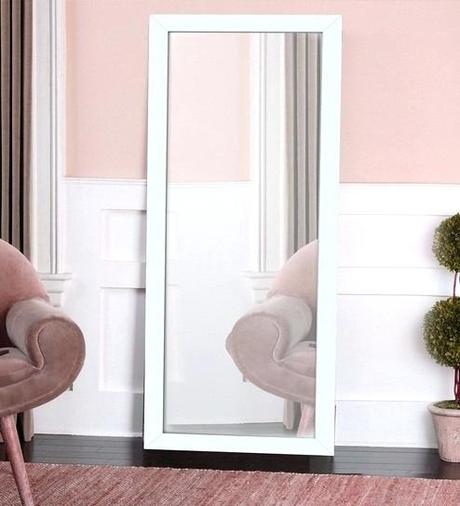 mirror floor stand only rectangular full length by elegant arts frames
