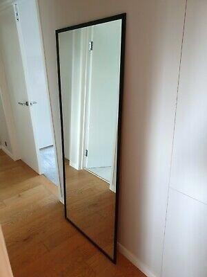 mirror floor stand easel for diy full length standing or wall mounted black frame x