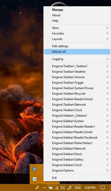 How to Install Rainmeter Skins in Windows 10 rainmeter refresh all skins in windows 10