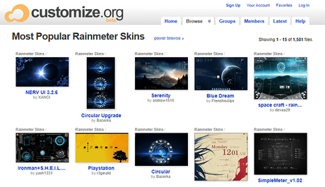 6 Safe Websites to Download Rainmeter Skins for Windows 10 – 2020 download rainmeter skins from customize.org