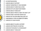 2020 Christian Reading Challenge: Big, Book List!