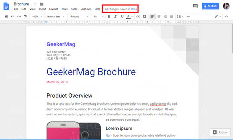 How to Make a Brochure on Google Docs – 2020 save document in google docs