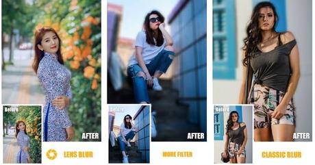 Auto blur background