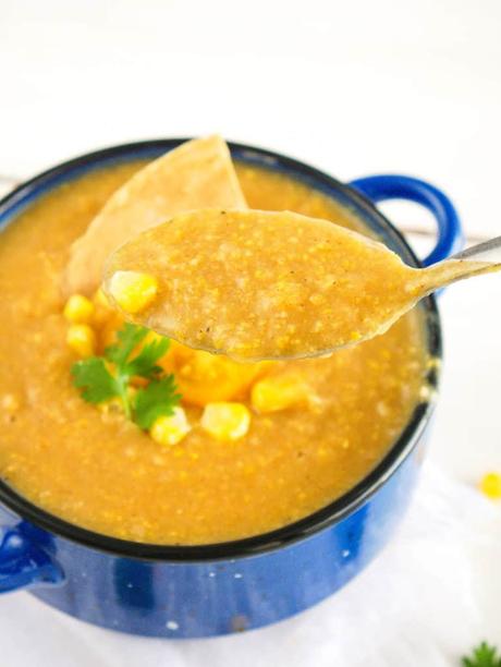 Spicy Potato Corn Chowder | Dairy-Free