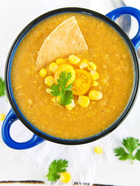 Spicy Potato Corn Chowder | Dairy-Free