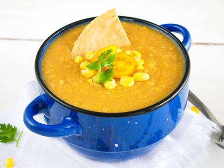 Spicy Potato Corn Chowder | Dairy-Free