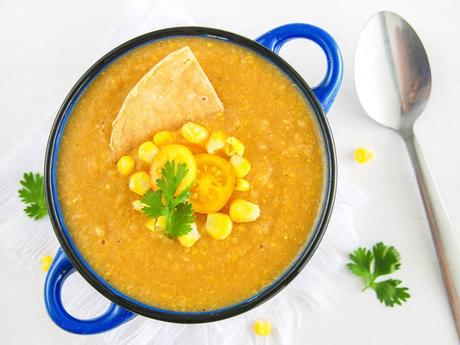 Spicy Potato Corn Chowder | Dairy-Free