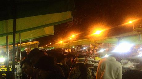 Baguio night market at Harrison Rd