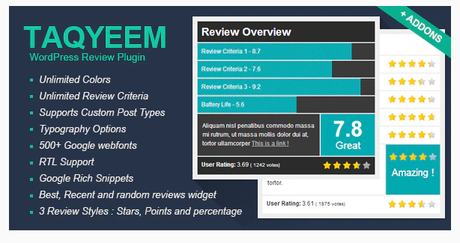 Top WordPress Review Plugins Of 2020 WordPress Reviews Plugins