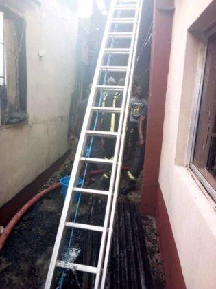 How Fire Destroyed CAC Mission House, Properties Worth Millions In Osogbo (Photos)