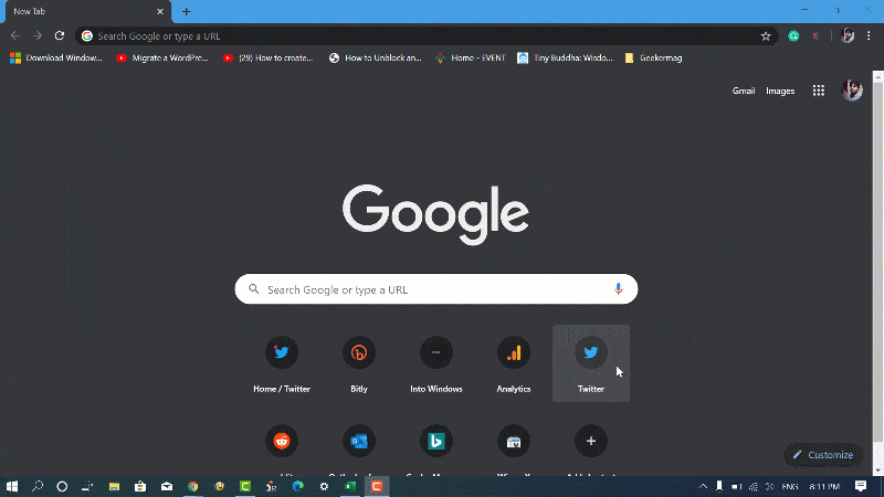 How to Enable Real Search Box on New Tab Page in Google Chrome real search box in chrome