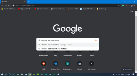 How to Enable Real Search Box on New Tab Page in Google Chrome How to Enable Real Search Box on New Tab Page in Google Chrome
