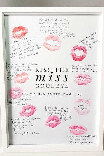 bachelorette party gifts kisses collection