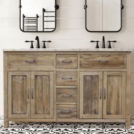 Distressing Techniques: How to Distress Bathroom Cabinets and Vanities