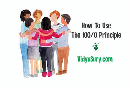 How to use the 100/0 principle