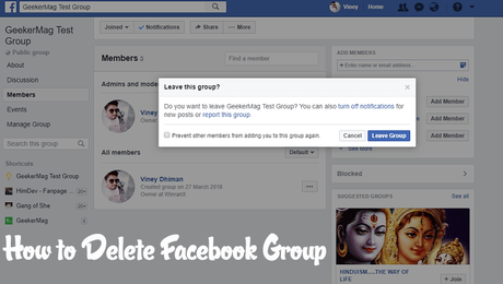 How to Delete a Group on Facebook -2020 how to delete a facebook group