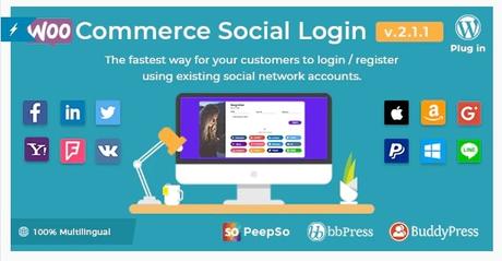 Top Social Login WordPress Plugins 2020 WooCommerce Social Login