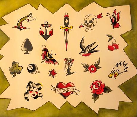 Score Sailor Jerry Tattoos For $20.00 For Norman Collins 109th Birthday