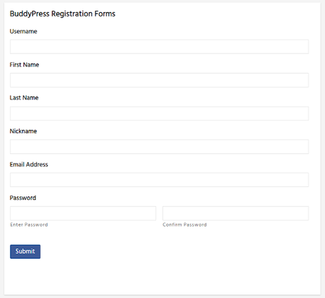 How To Make Buddypress Registration Forms With Gravity Forms Buddypress Registration Forms