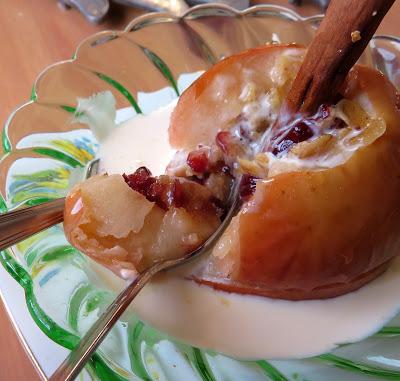 Maple & Cranberry Baked Apples