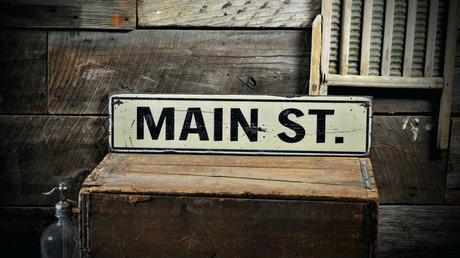 old street sign font uk rustic style hand made distressed wood