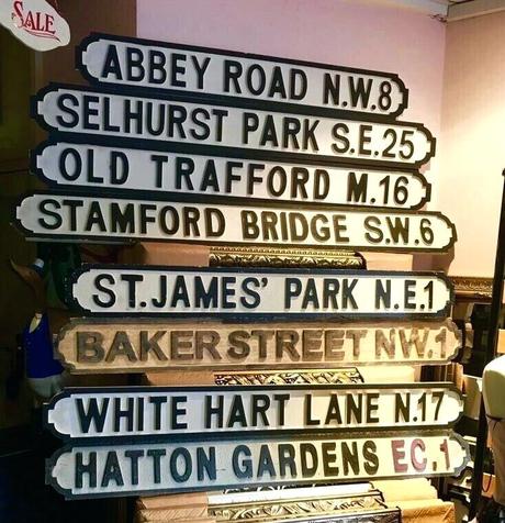 old street sign font size vintage signs football teams drink made from floor boards in