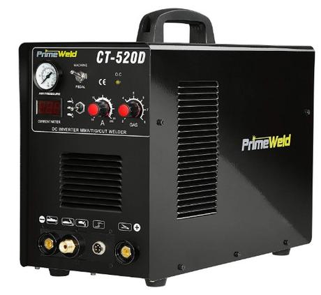 PrimeWeld Ct520d 50 Amps Plasma Cutter, 200 Amps Tig Welder and 200 Amps Stick Welder Combo