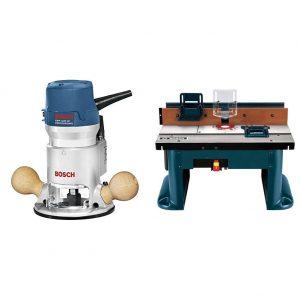 Bosch 12 Amp 2-1/4 HP Variable-Speed Router with Benchtop Router Table