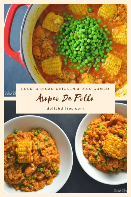 Asopao De Pollo (Puerto Rican Chicken & Rice Gumbo)