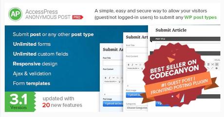 Best Guest Blogging WordPress Plugins Of 2020 AccessPress Anonymous Post Pro