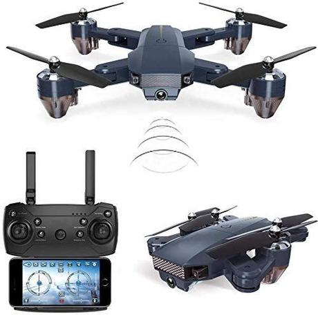 SUPER TOY Wi-Fi Camera Drone Professional Quadcopter with 2.4G Rc Helicopter Toy. Mini Pocket Drone WiFi FPV 2 MP HD Camera 2.4G 6-Axis RC