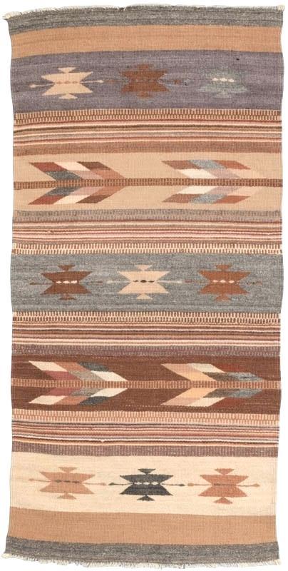 vintage wool rug braided southwest design