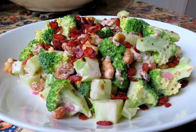 Broccoli Salad for Two